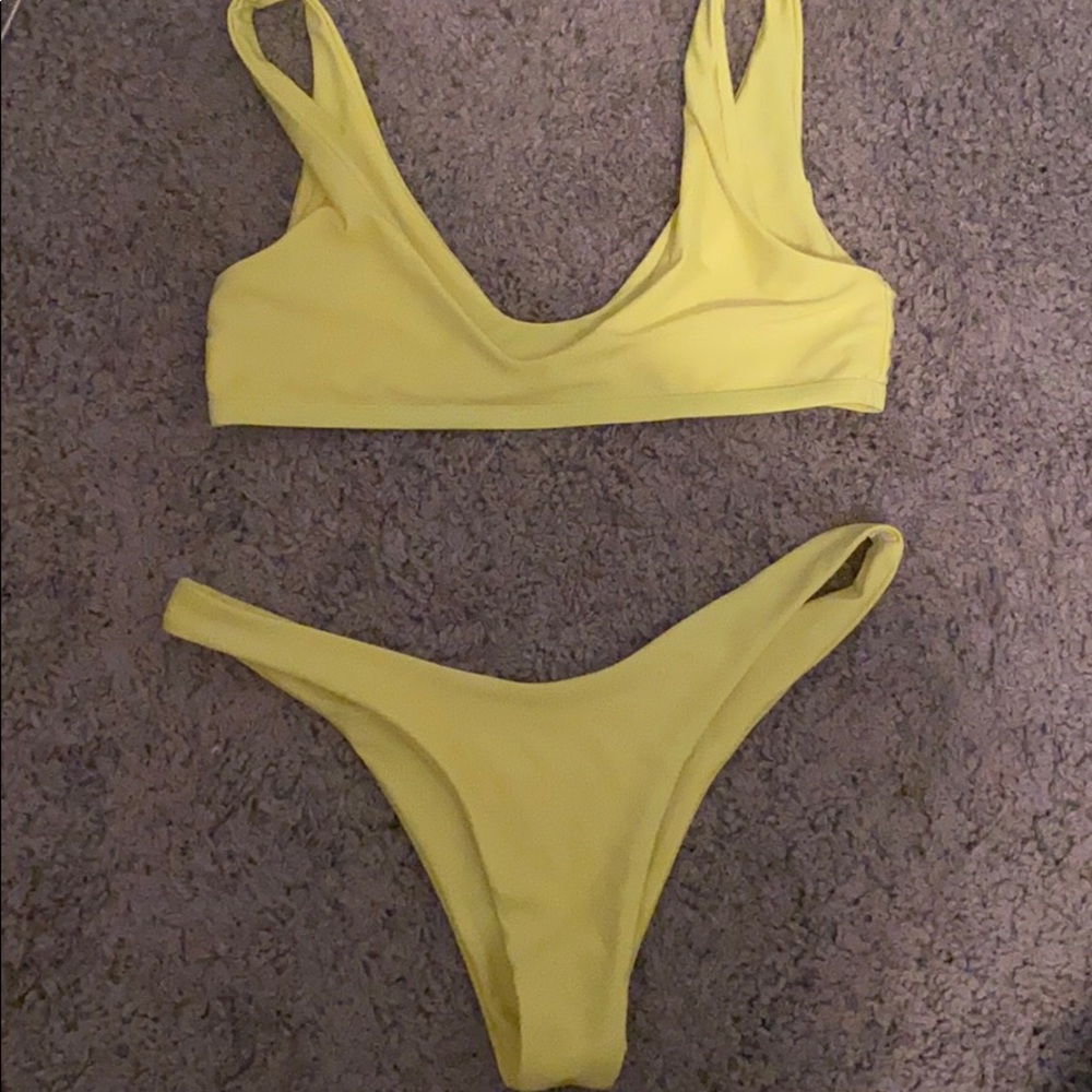 Neon Shein Bikini Set